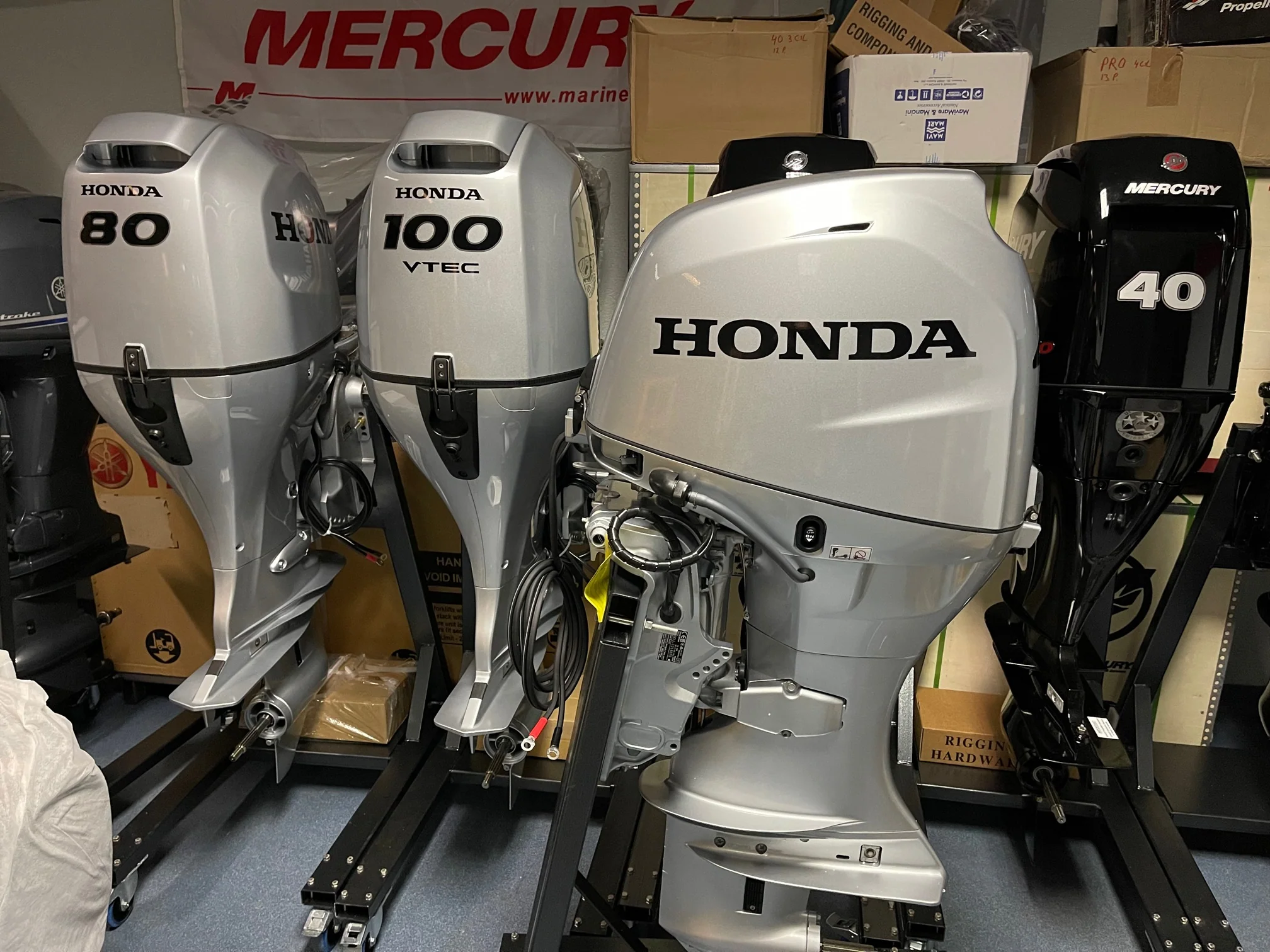 honda 80 hp long shaft bf80 lrtu (including remote control, gauges and propeller) honda 80 hp long shaft bf80 lrtu (including remote control, gauges and propeller)