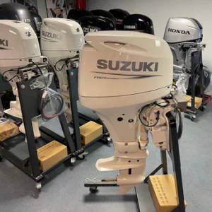 SHOP suzuki 60 hp long shaft df60 atl white (including remote control, gauges and propeller)
