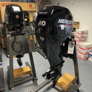 SHOP mercury 40 hp long shaft f40 efi elpt (including remote control, gauges and propeller)