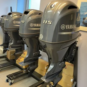 yamaha 115 hp long shaft f115 lb (including remote control, gauge and propeller)